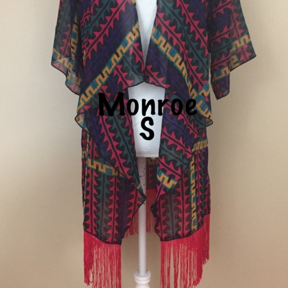 LuLaRoe Monroe Cover Up/Kimono brand new with tags